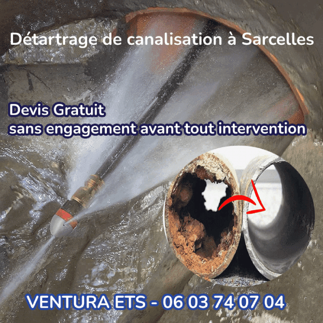 Détartrage de canalisation à Sarcelles