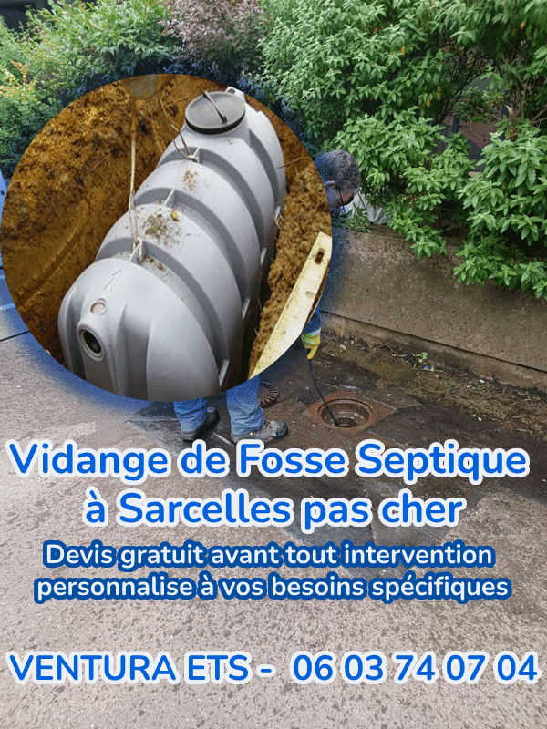 Vidange de Fosse Septique à Sarcelles 