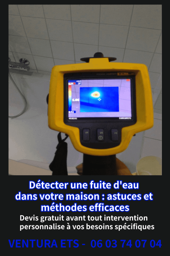 Détecter une fuite d'eau dans votre maison